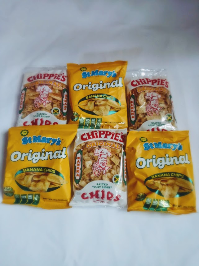 Chippies & St. Mary Banana Chips Combo with 6-Free Shipping