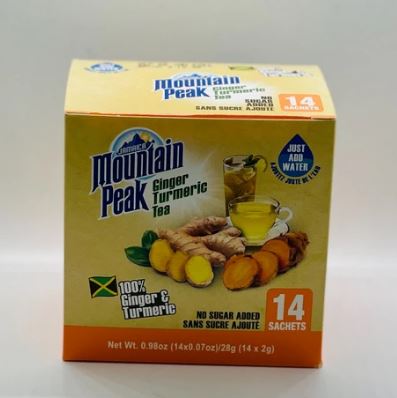 Jamaican Mountain Peak Ginger/Turmeric Tea