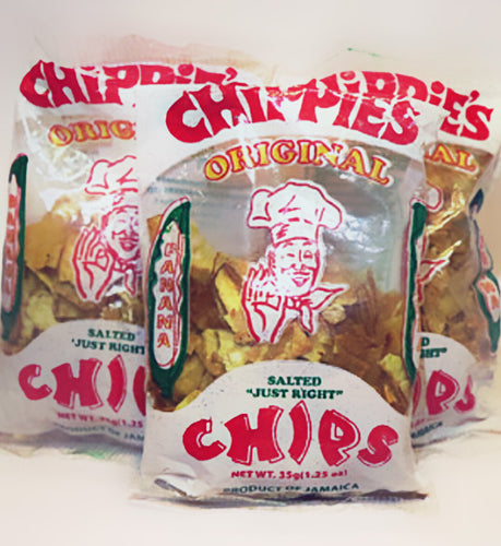 Chippies Banana Chips combo pack with 3 - Yardie Care Packages