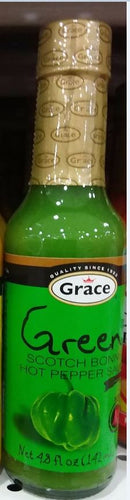 Grace Green Scotch Bonnet Pepper Sauce 4.8 oz